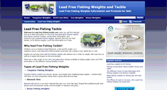 Desktop Screenshot of leadfreefishingtackle.com